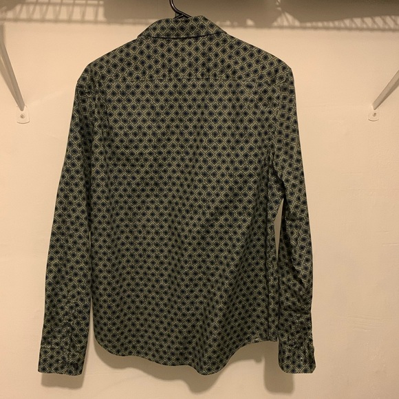 Express patterned shirt button up size small - Picture 2 of 3